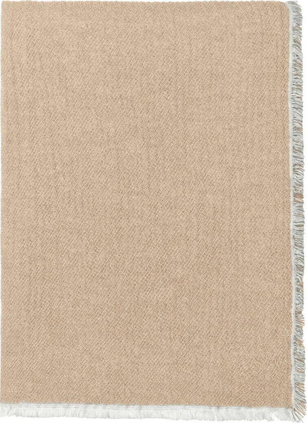 Thyme pledd 130 x 180 cm beige