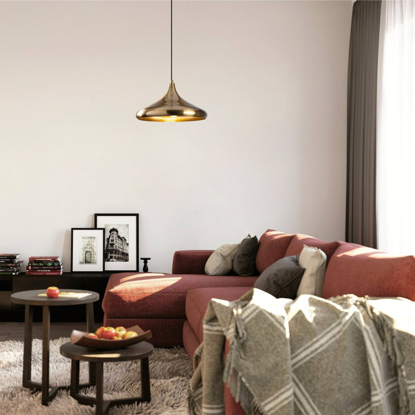 Hengelampe Berceste 208-S Ø35cm gull