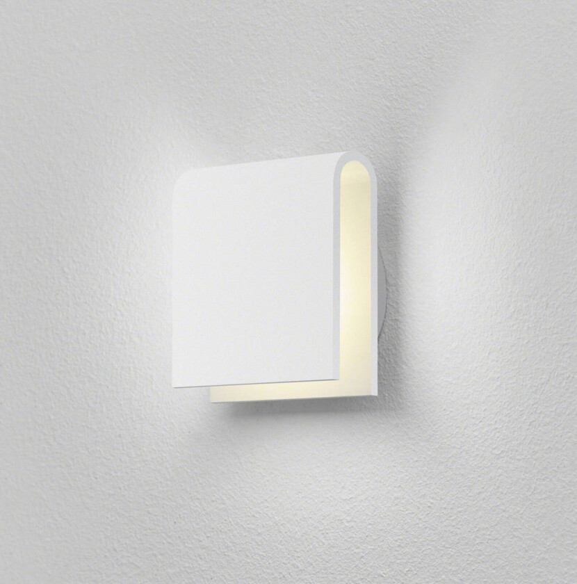 Cano innfelt LED-vegglampe, hvit