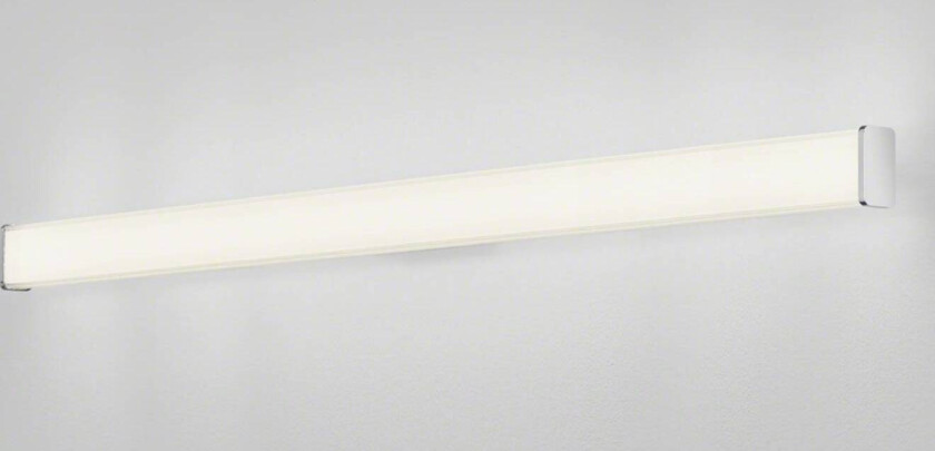 LED-vegglampe til baderom Alla IP44 120 cm i krom