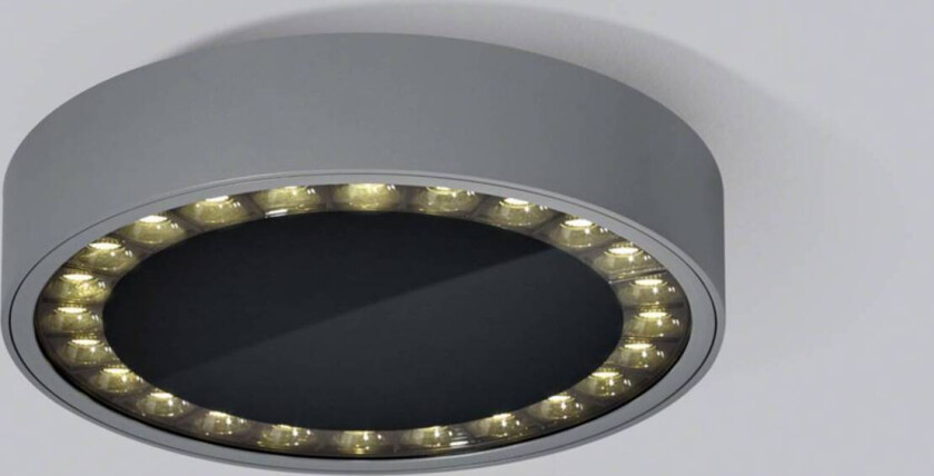 Say utendørs LED-taklampe grafitt Ø23cm