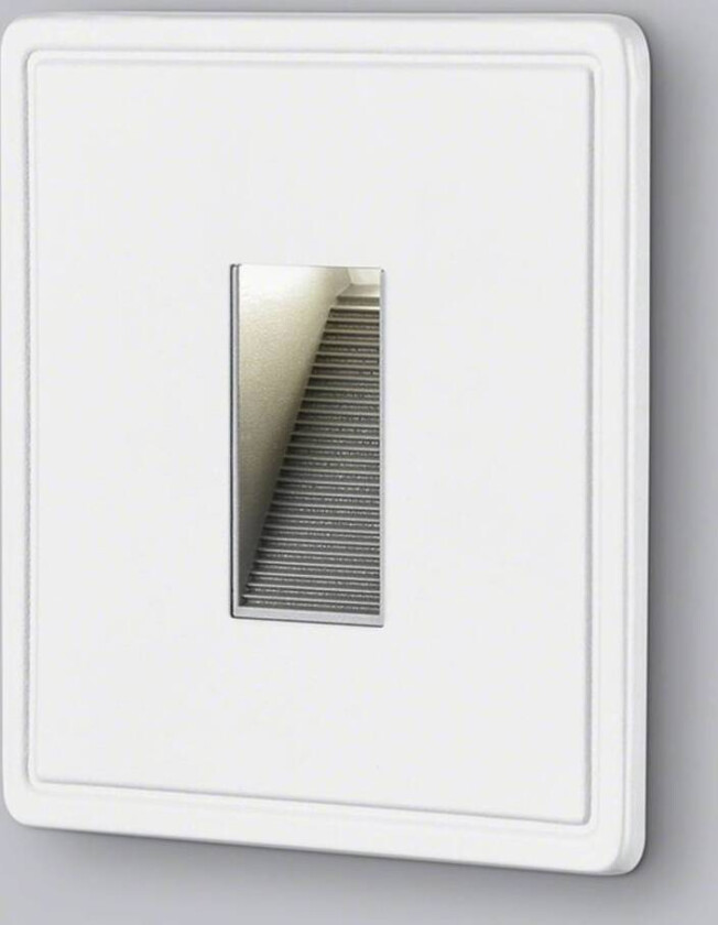 Les LED innfelt vegglampe IP65 hvit 4W