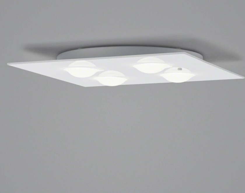 Nomi LED-taklampe 38x38cm dim hvit