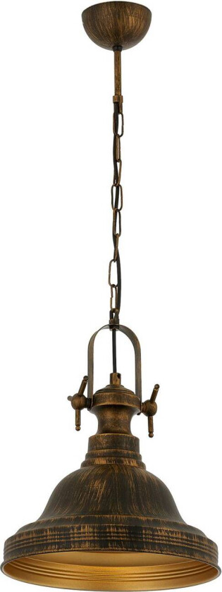 Pendellampe AV-4106-M36-CPR i antikk design