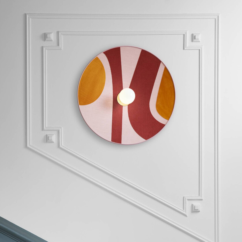 Sonia Laudet vegglampe Ø 60 cm rosa