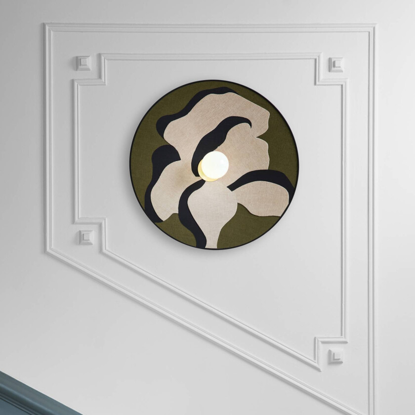 Sonia Laudet vegglampe Ø 60 cm khaki