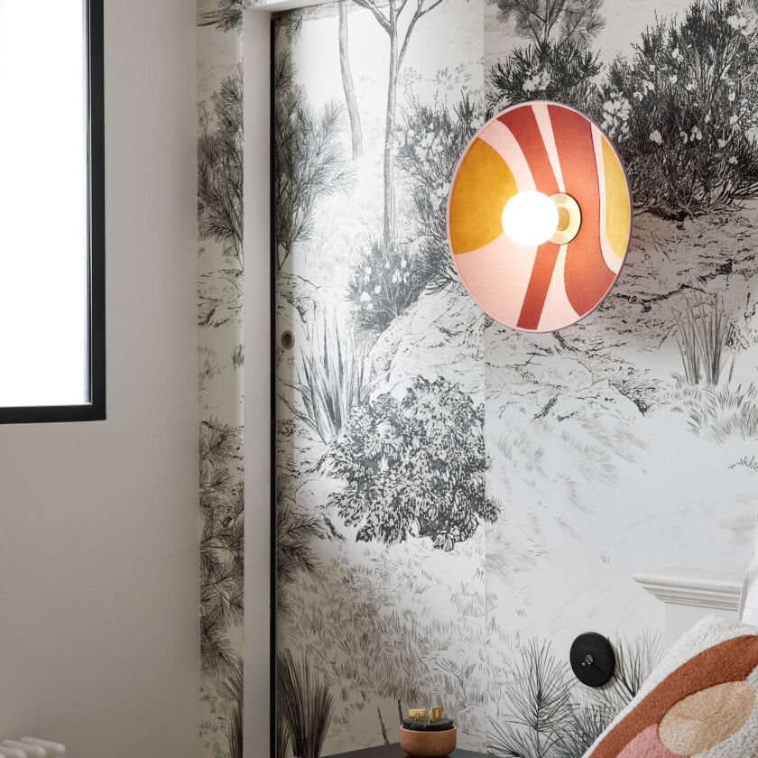 Sonia Laudet vegglampe Ø 40 cm rosa