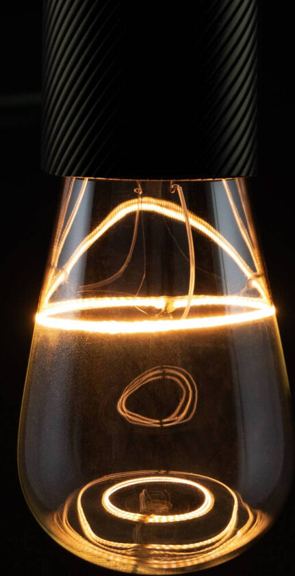 SEGULA LED Illusion rustikk E27 4W dim røyk/klar