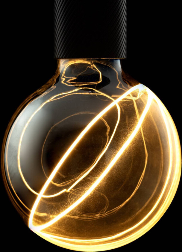 SEGULA LED Illusion G95 E27 5W diagonal røyk/klar