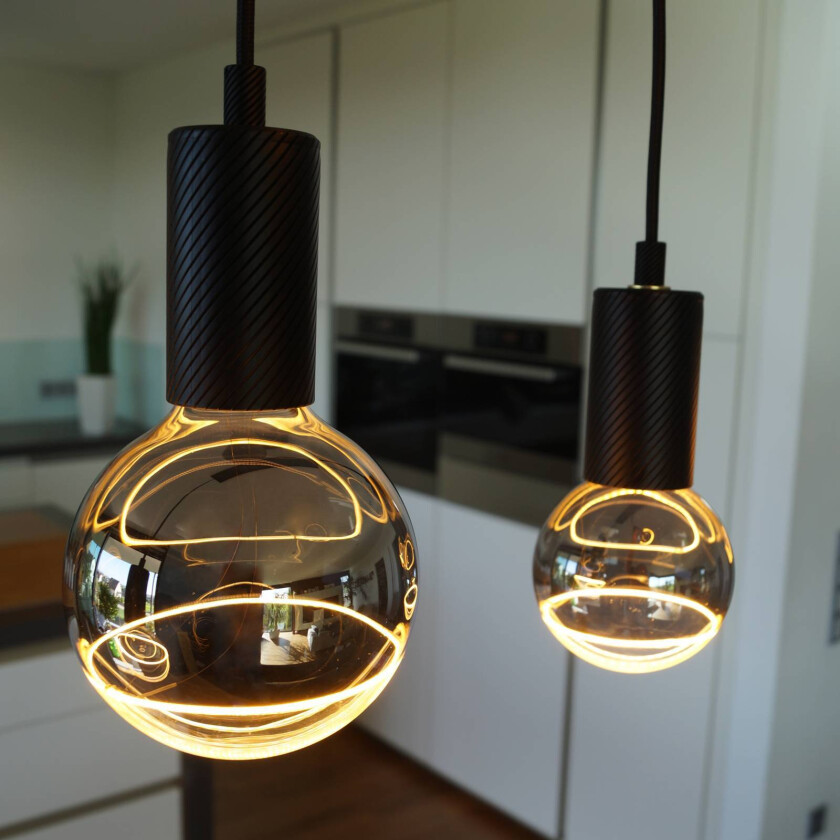 SEGULA LED Illusion G125 E27 5W dim røyk/klar