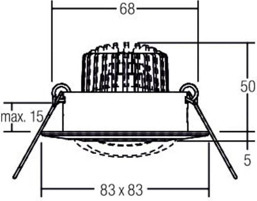 BB14 innfelt dim-til-varm RC hvit glans