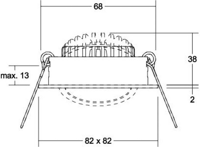 BB05 innfelt RC driver kantet svart