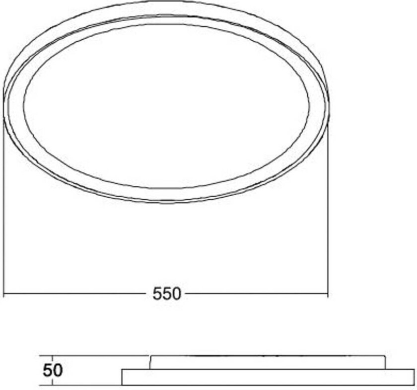 Sunny Maxi LED-taklampe RC CCT hvit