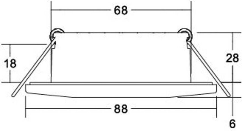 Chooose LED-downlight rund, svart