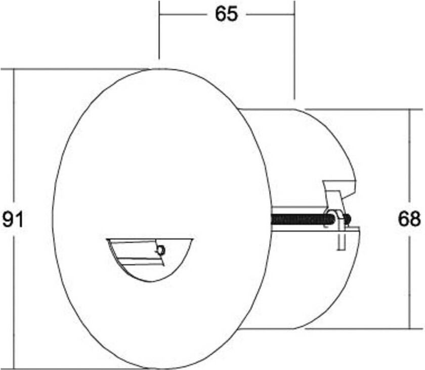Adapt wall innfelt LED-spot, matt hvit