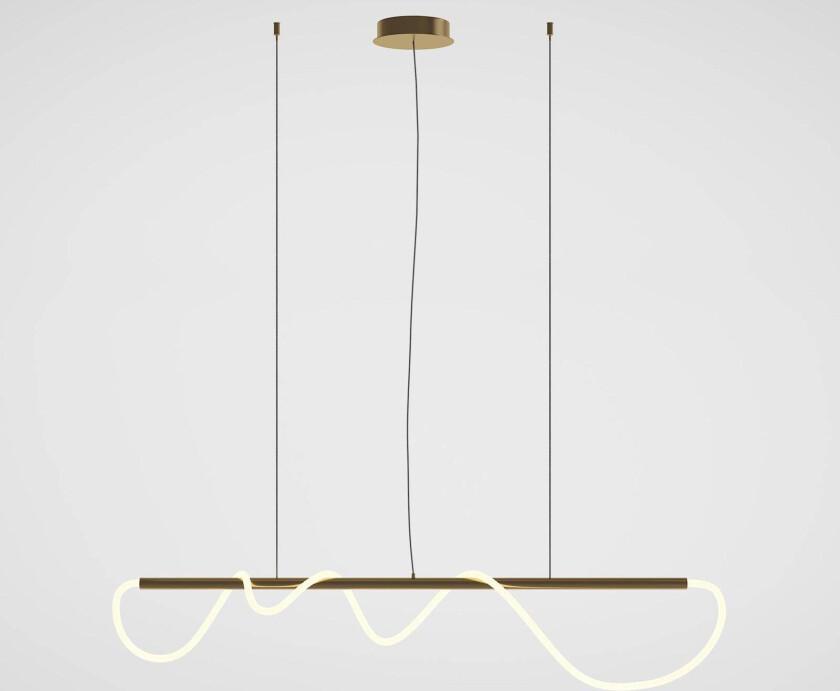 Tau LED-pendellampe med lysrør