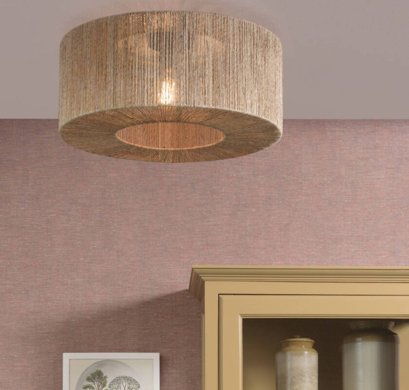 GOOD & MOJO Iguazu taklampe sylinder natur Ø 60cm