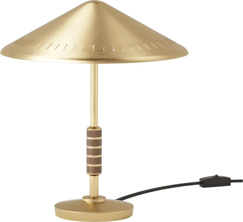 Governor 250 bordlampe Brass-walnut