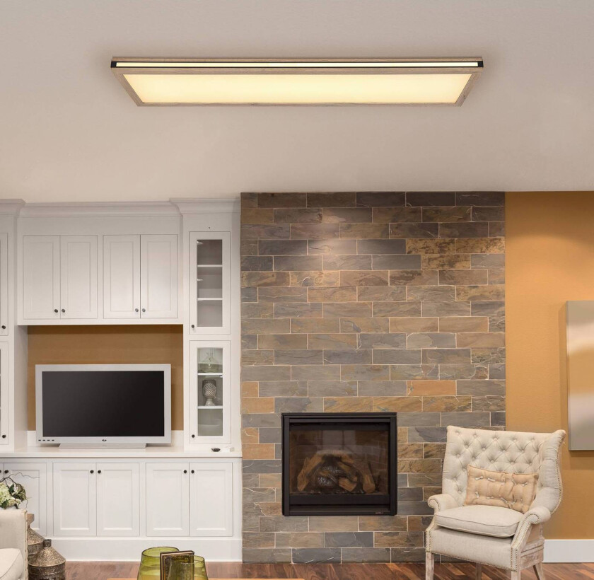 LED-taklampe Karla rektangulær lengde 120 cm