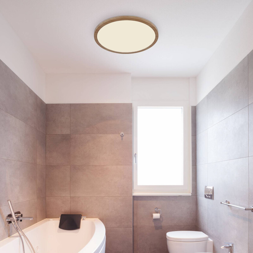 LED-taklampe Sapana Ø 29,5 cm treutseende