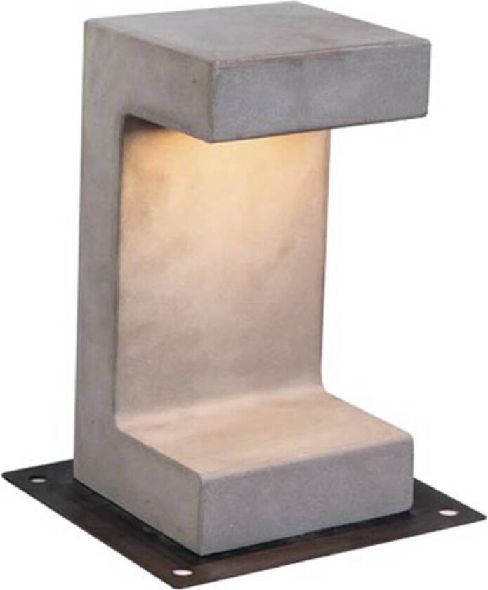 LED-sokkellampe E191 av betong, høyde 30 cm