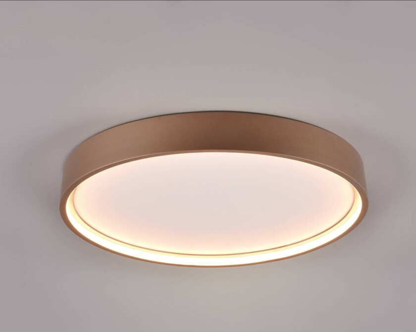 LED-taklampe Doha, CCT, kaffefarget