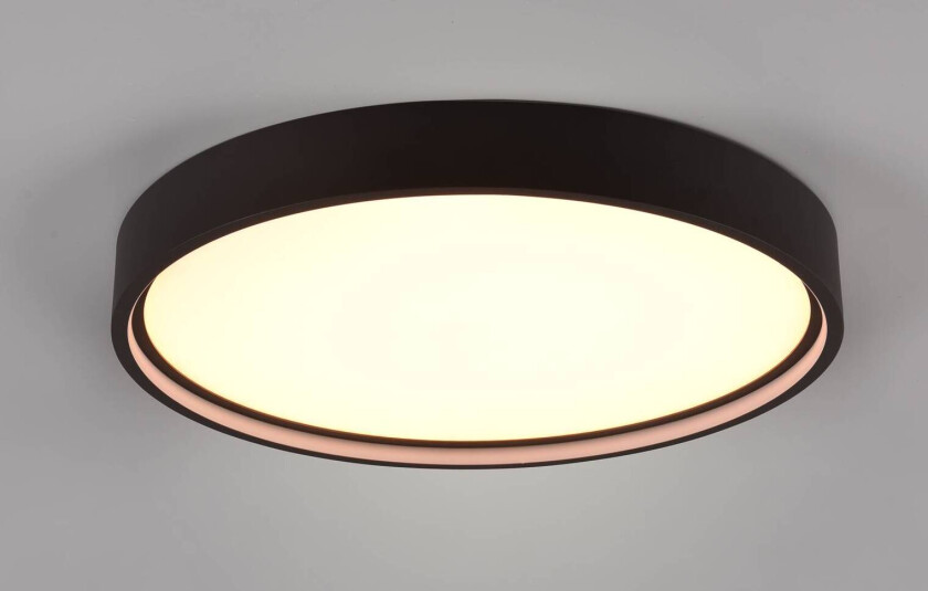 LED-taklampe Doha, CCT, matt svart