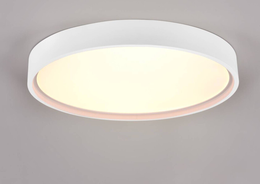 LED-taklampe Doha, CCT, matt hvit
