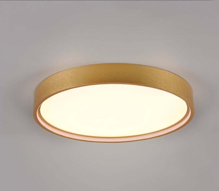 LED-taklampe Doha, CCT, matt messing