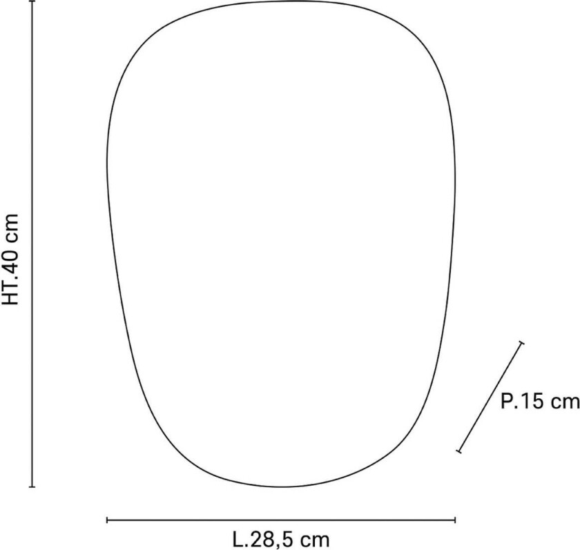 Screen 70’s vegglampe 1 lysk karri