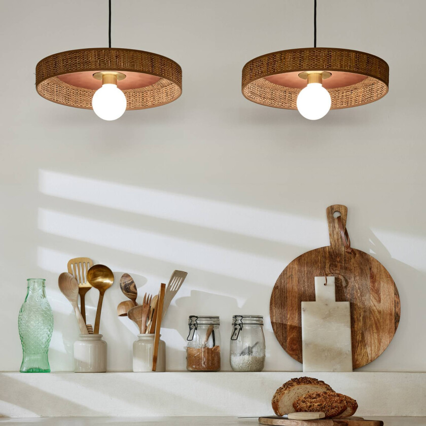 Portinatx pendellampe Ø40cm terrakotta