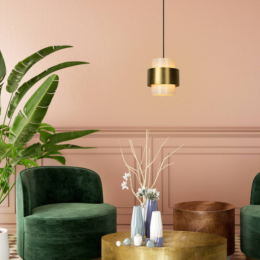 Firmin pendellampe i glass, Ø 20 cm