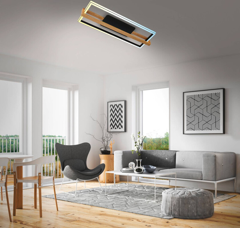 LED-taklampe 3769015 CCT med fjernkontroll