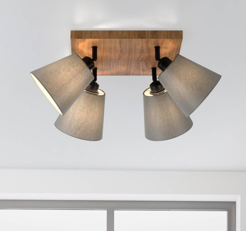 Grønn Michel downlight, 4 lyskilder