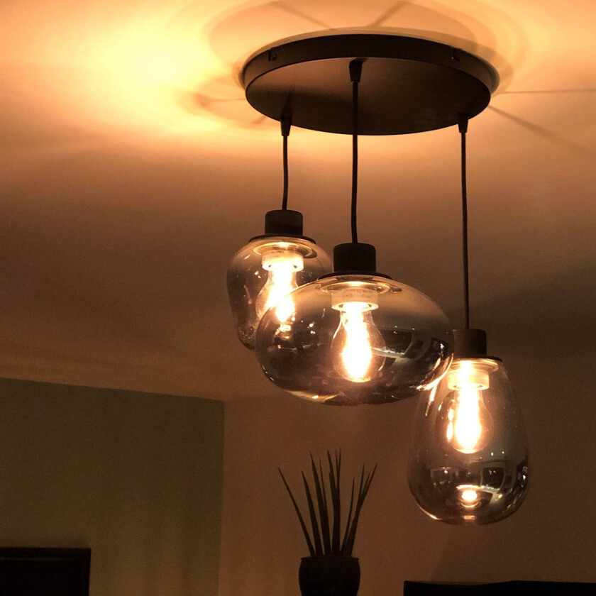 Hengelampe Reflexion, 3 lyskilder Ø 40 cm