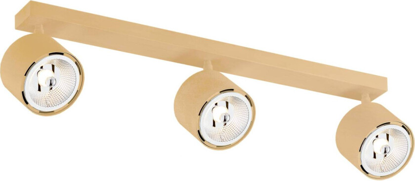 Downlight Chloe justerbar 3 lyskilder, gull