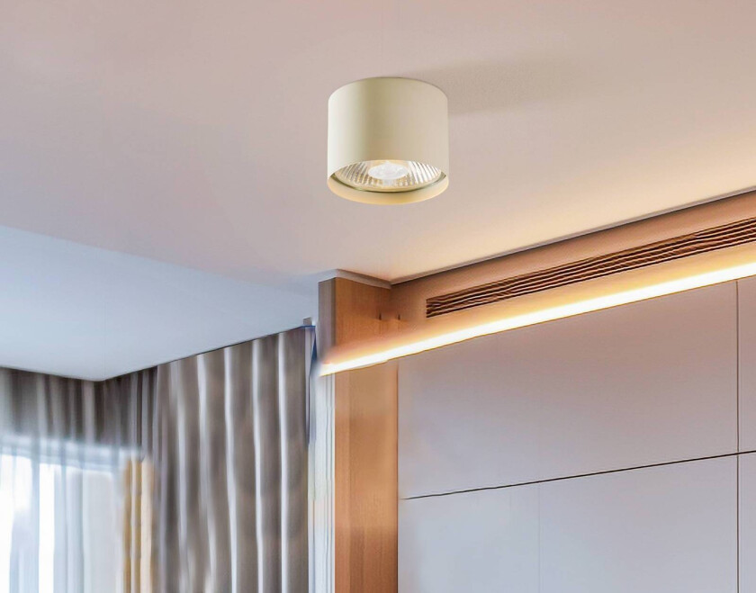 Downlight Chloe stiv, beige