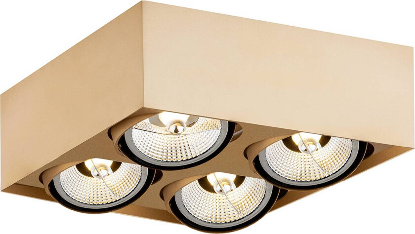 Downlight Riesta, gull, 4 lyskilder