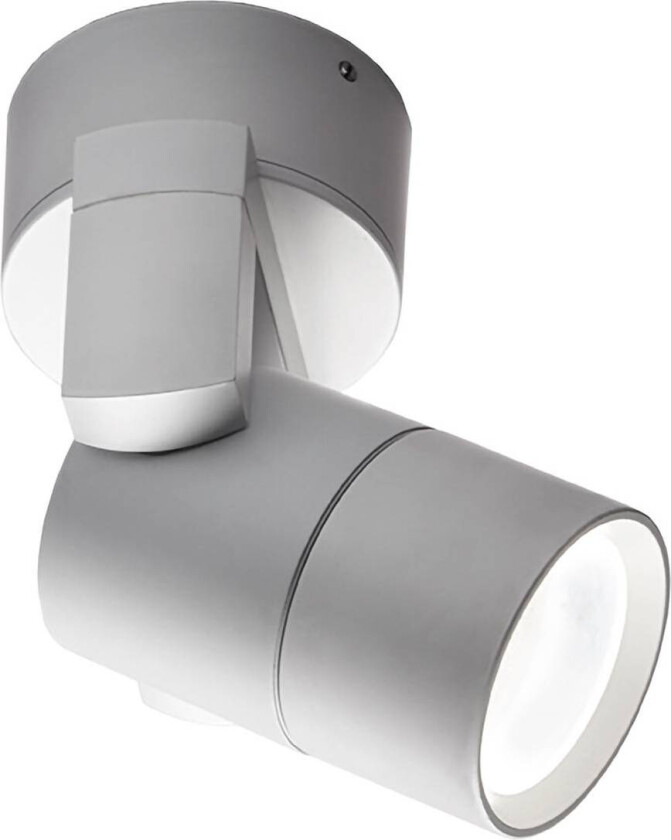 Utendørs vegglyskaster Skiros, IP55, grå