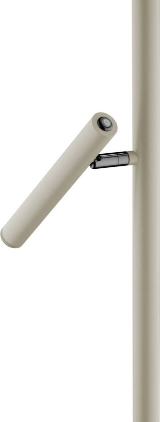 LED-gulvlampe Streak, 2 lyskilder, dimmer, sand