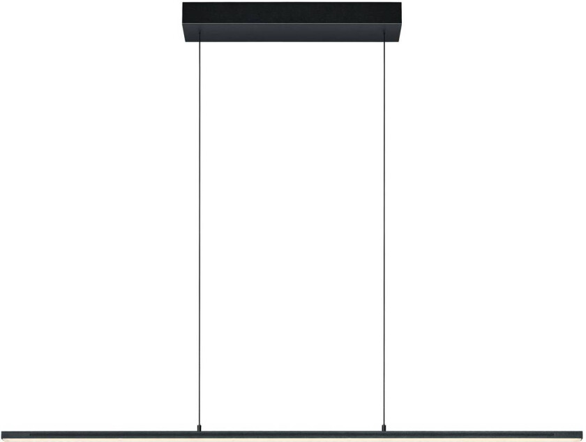 LED-hengelampe Queens 2.0 CCT LED, svart