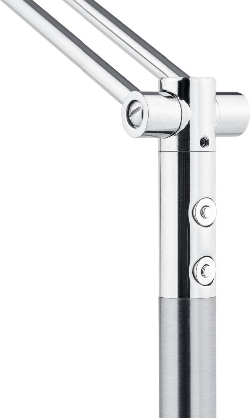 LED-buelampe Evolo CCT, nikkel matt/krom