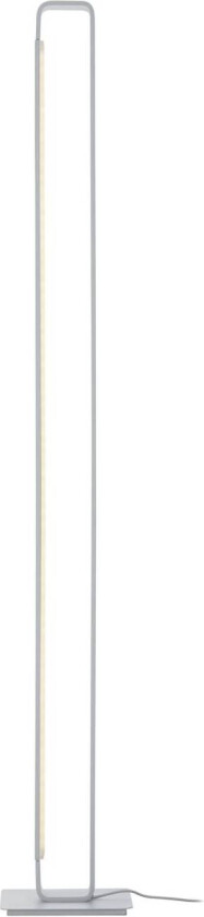 LED-gulvlampe Box, dreibart, anodisert aluminium