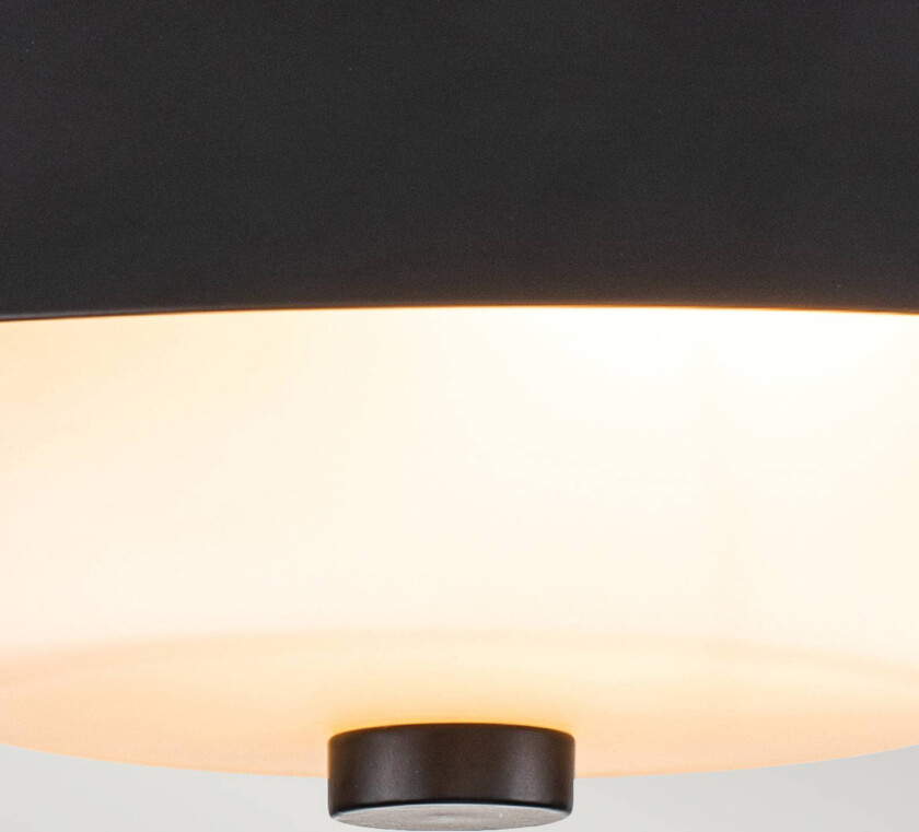 Taklampe til bad Bowtie, matt svart