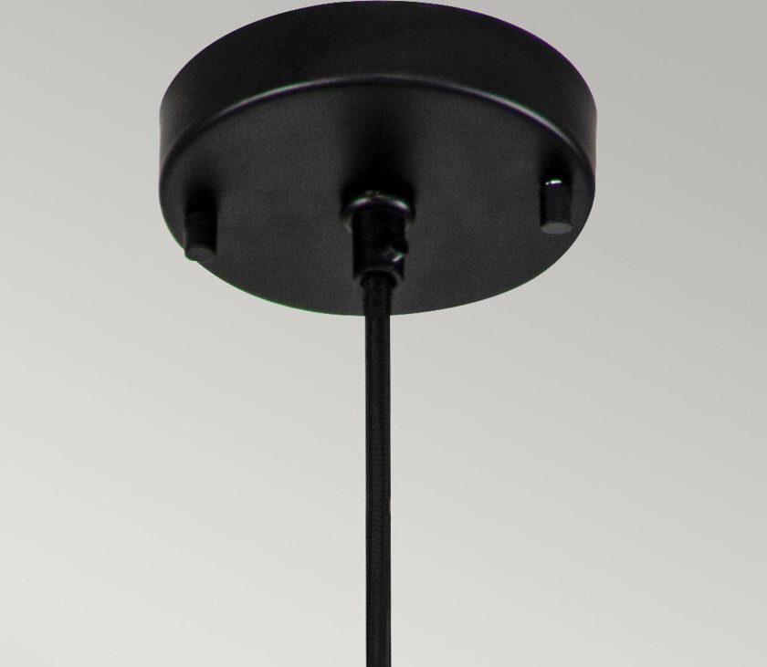 Pendellampe Etoile 1fl Ø 17,8 cm svart matt