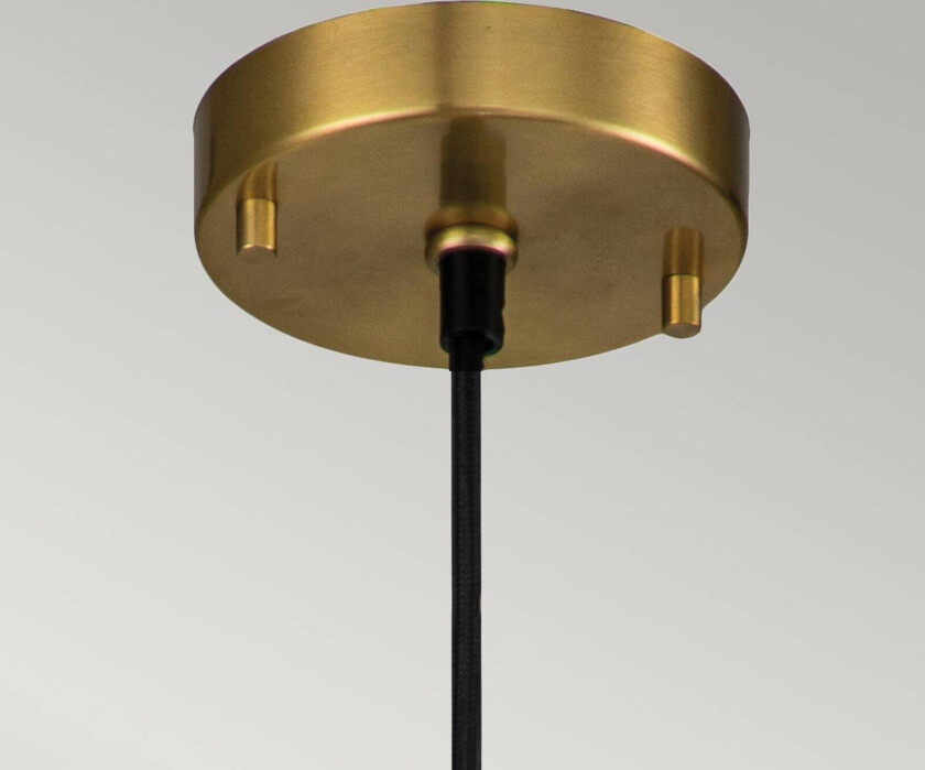 Pendellampe Etoile 1fl Ø 17,8 cm messing, antikk