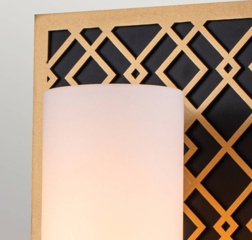 Vegglampe Ziggy, gull