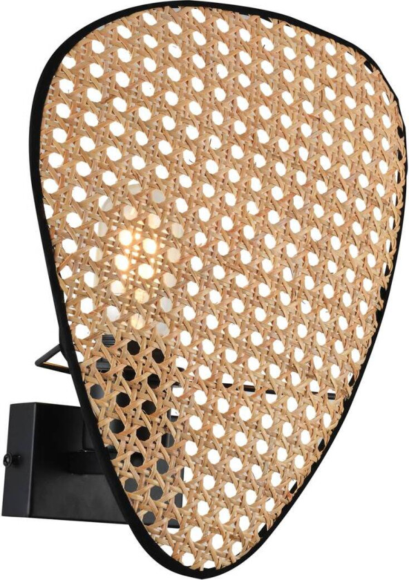 Vegglampe Gheisa av rotting, 1 lyskilde