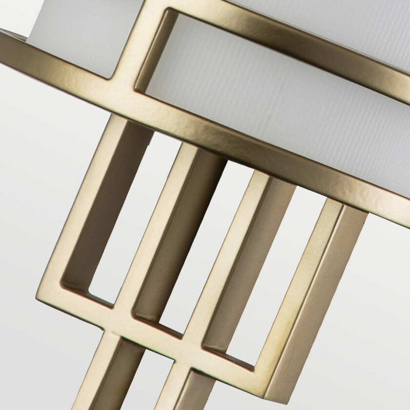 Vegglampe Fusion 1, naturmessing