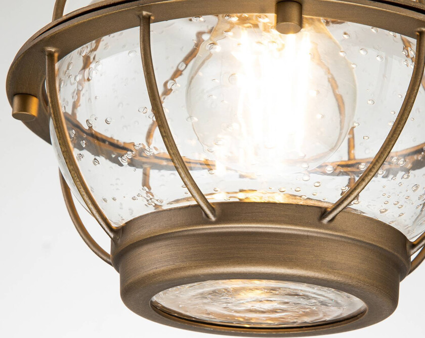 Utend. hengelampe Bridgepoint nautisk messing